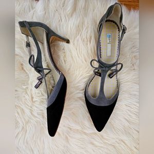 new Boden suede heeled shoe